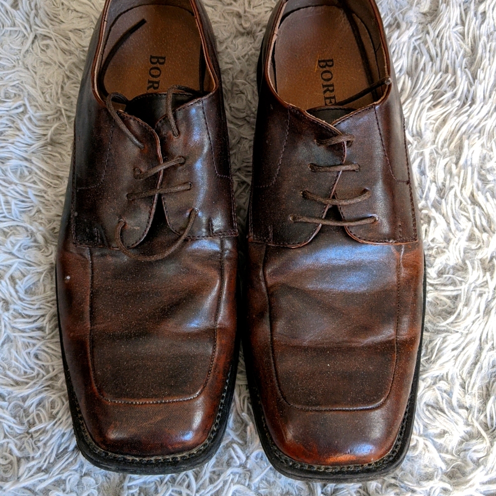 Mens Borelli Brown Dress Shoe